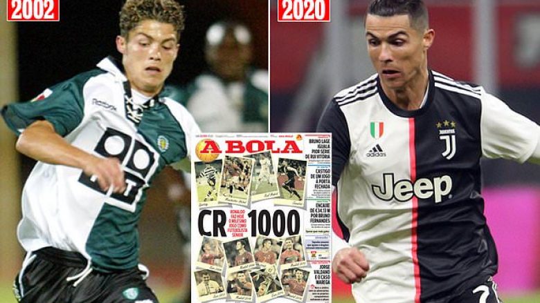 Ronaldo afër shifrave të pamundura – sot mund ta zhvillojë ndeshjen e 1000-të në karrierë ndaj SPAL – 18 vite karrierë, nga Sporting Lisbona deri te trofetë
