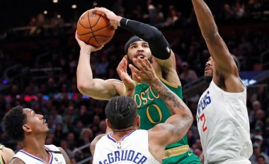 Spektakël në TD Garden, Celtics triumfojnë ndaj LA Clippers pas dy vazhdimeve