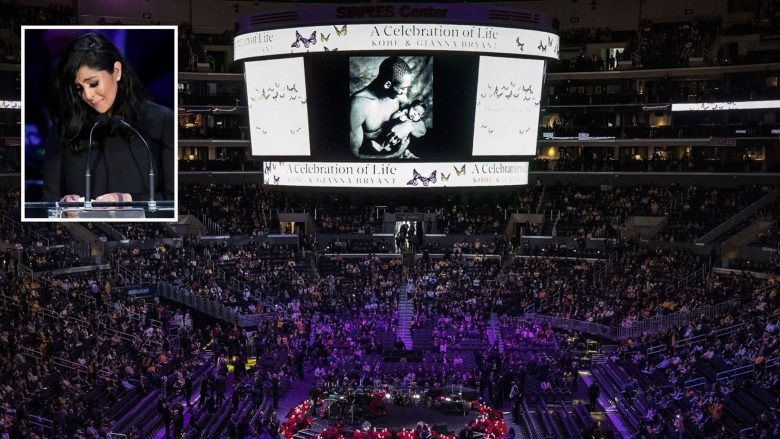 Gjithçka çfarë ndodhi në ceremoninë përkujtimore të Kobe dhe vajzës së tij, Gianna – nga fjalimi emocional i Vanessa Bryant e deri te interpretimi emocional i Alicia Keys