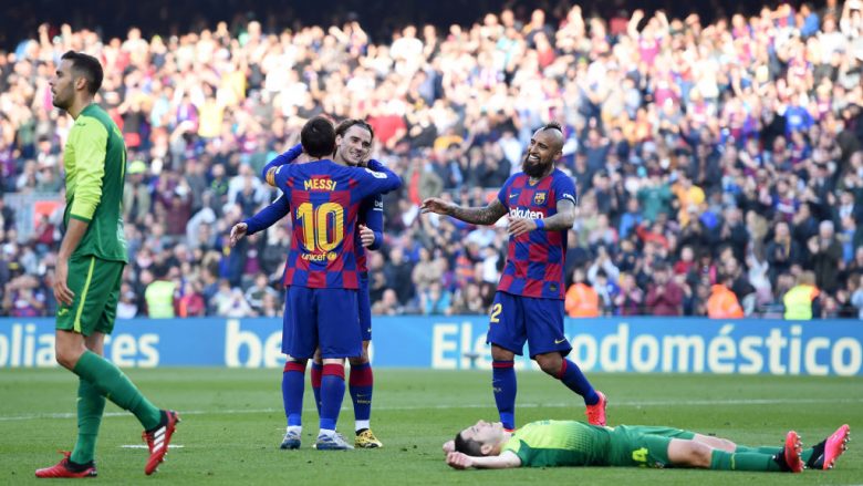 Barcelona demolon Eibarin, Messi me “poker golash” paralajmëron Realin para El Clasicos