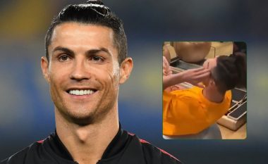 “Nuk ka arsyetime” – Ronaldo publikon video duke ushtruar teksa mban fëmijën në prehër