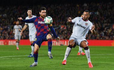 Notat e lojtarëve: Barcelona 2-1 Levante, Messi më i vlerësuari