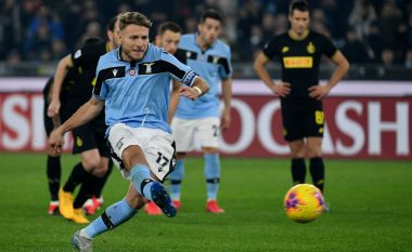 Lazio rrëmben pozitën e dytë në Serie A, pas fitores në derbin ndaj Interit
