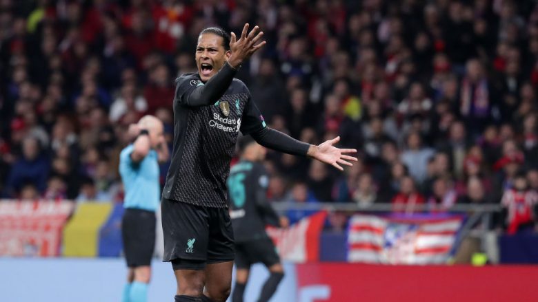 Virgil van Dijk akuzon Atletico Madridin për taktika të dyshimta në fitoren ndaj Liverpoolit