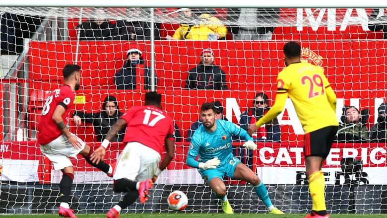 Notat e lojtarëve: Manchester United 3-0 Watford, Fernandes më i miri
