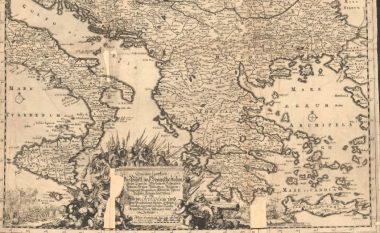 Harta e vitit 1688 dhe toponimet që lidhen me Shqipërinë e Kosovën