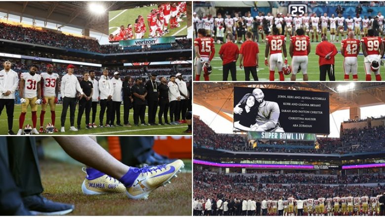 ‘Super Bowl’ nderoi Kobe Bryant, vajzën e tij dhe shtatë personat që humbën jetën në aksidentin tragjik me helikopter