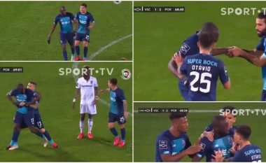 Tifozët nuk u ndalën me fyerje raciste ndaj tij, bashkëlojtarët tentuan të ndalojnë Marengan të largohej nga fusha në ndeshjen Guimaraes – Porto