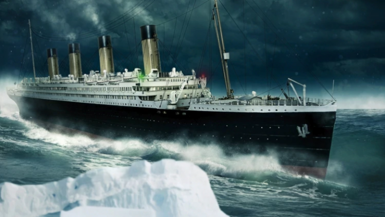 Nëndetësja britanike përplaset me mbetjet e Titanikut