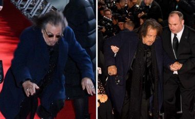 Momenti i sikletshëm për aktorin Al Pacino kur u rrëzua në tapetin e kuq të BAFTA 2020