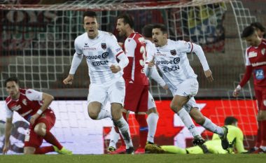 Mbrojtësi i Kosovës, Arbenit Xhemajli shënon golin e fitores ndaj Sionit