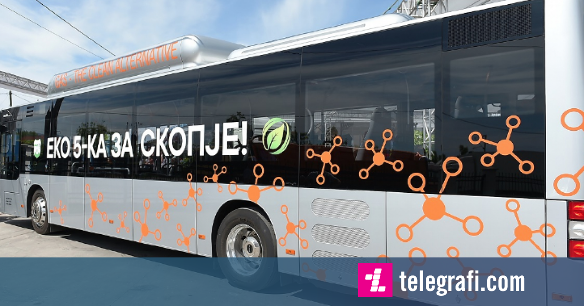 The new ecological buses arrive in Skopje - Telegrafi - Telegrafi