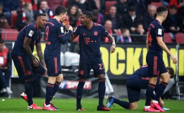 Bayerni fiton me lehtësi ndaj Mainzit dhe rrëmben pozitën e parë në Bundesliga