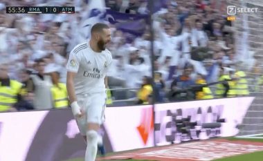 Benzema kalon Realin në epërsi ndaj Atleticos