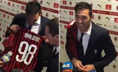 Buffon ndërron fanellën me djalin e Maldinit: Nuk pensionohem, po pres nipat e legjendave