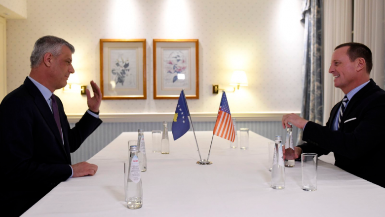 Thaçi pas takimit me Richard Grenell: E rëndësishme, arritja e marrëveshjes përfundimtare me Serbinë dhe anëtarësimi në Kombet e Bashkuara