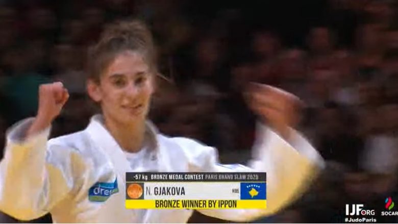 Nora Gjakova fiton medaljen e bronztë në Grand Slamin e Parisit