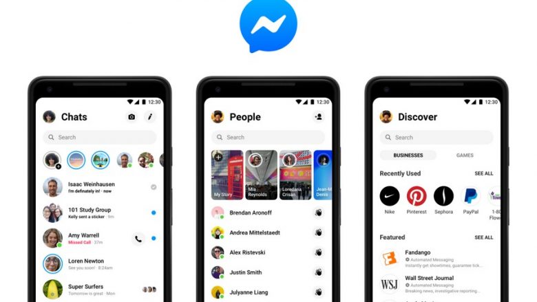 Facebook Messenger merr dizajn të ri
