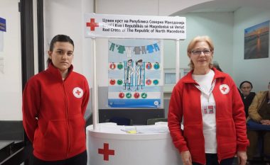 Vullnetarët e Kryqit të Kuq për pesë muaj 25.064 personave u kanë ndihmuar në klinikat e Shkupit