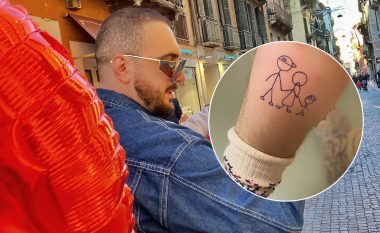 Në ditën e Shën Valentinit, Gjiko realizon tatuazh të ri dedikuar familjes