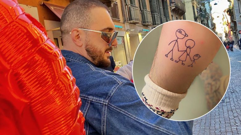 Në ditën e Shën Valentinit, Gjiko realizon tatuazh të ri dedikuar familjes
