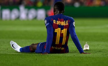 Barcelona lëshon tjetër njoftim rreth lëndimit të Ousmane Dembele,  lojtari mund ta mbyllë sezonin para kohe