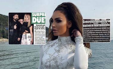 Genta Ismajli ‘pushton’ ballinat e gazetave në Turqi, bashkëpunimi i saj me emrin e njohur turk bëhet top lajm