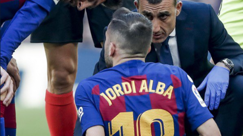 Barcelona konfirmon se Jordi Alba ka lënduar muskulin e këmbës së djathtë