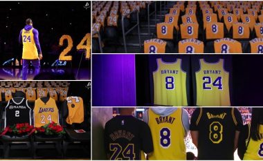 Edhe pse pësuan humbje nga Blazers, Lakers nderuan legjendën e tyre Kobe Bryant