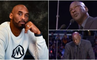 Michael Jordan shpërthen në lot në ceremoninë përkujtimore për Kobe Bryant