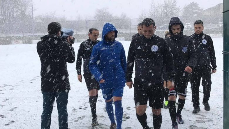 Bora e madhe pamundëson zhvillimin e ndeshjes Ferizaj – Llapi