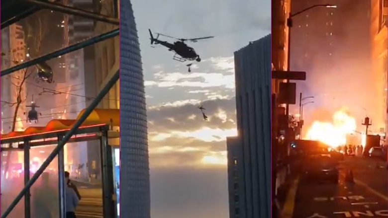 Xhirimet e “Matrix 4” e shndërrojnë San Franciscon në “zonë lufte” me shpërthime dhe helikopterë