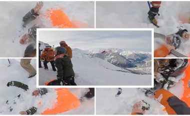 Orteku i borës “varros” turisten britanike në alpet zvicerane, shpëtohet në momentet e fundit nga skiatorët