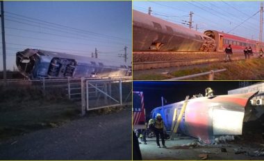 Treni del nga shinat, dy të vdekur dhe disa të lënduar në Itali – pamje nga vendi i ngjarjes