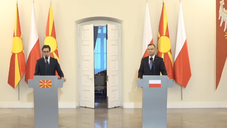 Pendarovski-Duda: Polonia mbështet fillimin e bisedimeve për anëtarësim të Maqedonisë në BE