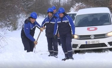 Në Kushevicë të Podujevës, 6 familje të bllokuara nga bora
