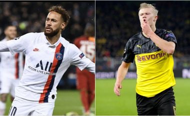 Dy gola të shpejtë në ndeshjen Borussia Dortmund – PSG, golit të Neymar i kundërpërgjigjet Haaland për epërsinë e gjermanëve