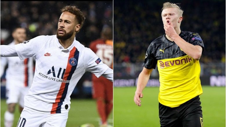 Dy gola të shpejtë në ndeshjen Borussia Dortmund – PSG, golit të Neymar i kundërpërgjigjet Haaland për epërsinë e gjermanëve