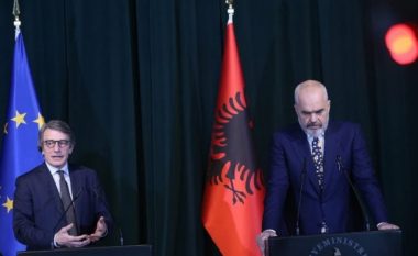 Sassoli: Shqipëria meriton hapjen e negociatave me BE-në