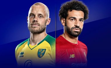 Norwich – Liverpool, publikohen formacionet zyrtare