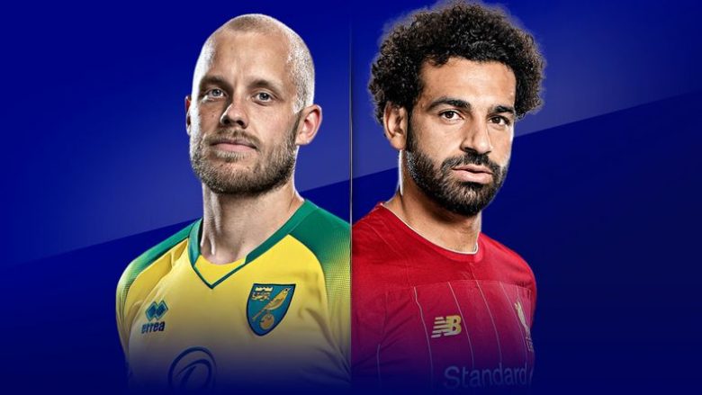 Norwich – Liverpool, publikohen formacionet zyrtare