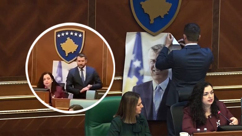 Deputeti i PDK-së tregon pse e vendosi fotografinë e Presidentit Thaçi në Kuvend