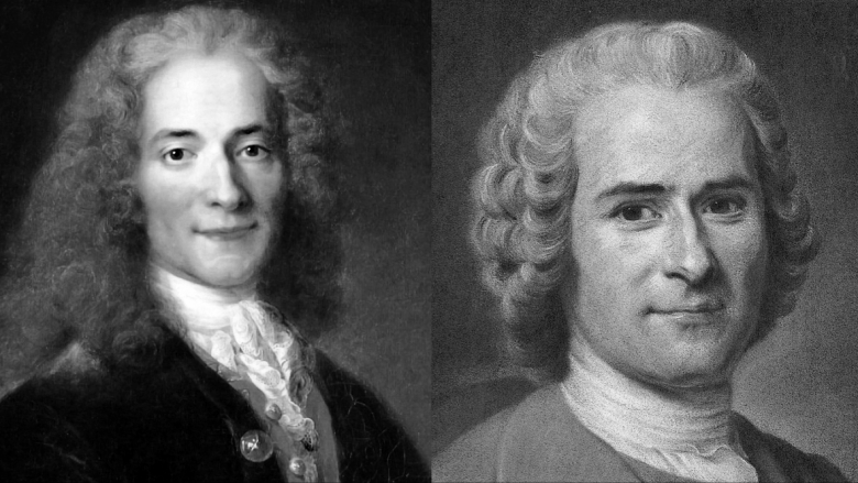 Voltaire dhe Rousseau