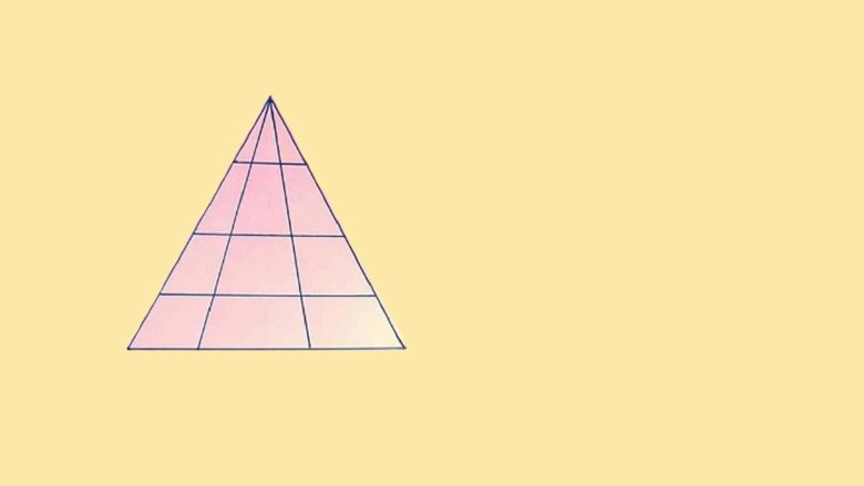 Enigma të cilën shumica nuk kanë arritur ta zgjidhin: Sa në të vërtetë këtu ka trekëndësha?