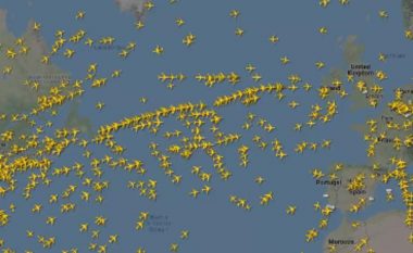 E tërë bota është “ndalur” për shkak të coronavirusit, mirëpo aeroplanët po vazhdojnë të fluturojnë  