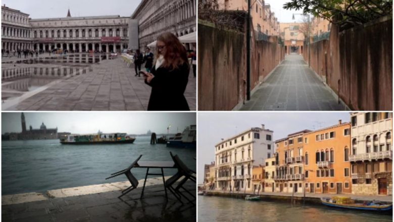 Venediku kurrë nuk ka qenë më i zbrazët, sheshet – restorantet në të cilat dikur mezi gjendej një vend i lirë sot janë të thatë