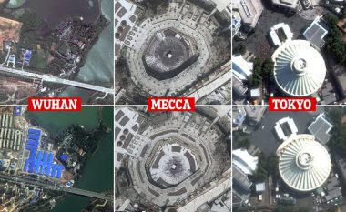 Pasojat e coronavirusit vërehen edhe nga hapësira, imazhet satelitore tregojnë efektet e sëmundjes vdekjeprurëse që zbrazi qytetet