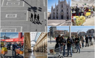 Bllokohet Milano, 16 milionë qytetarë në izolim – radhë të gjata para marketeve