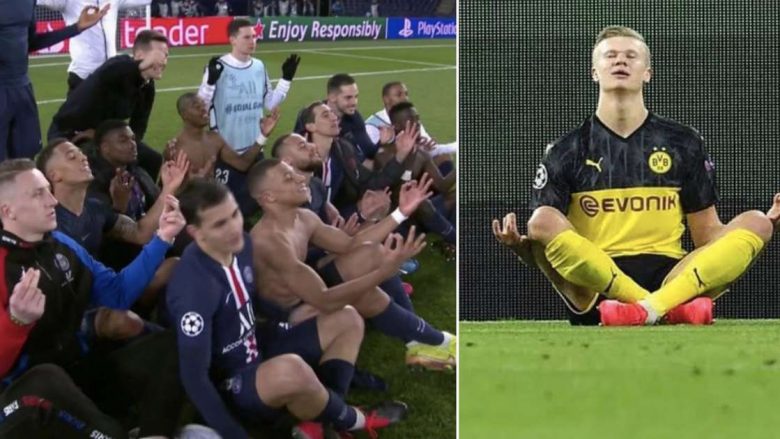 Mësohet arsyeja e festimi të lojtarëve të PSG-së duke imituar Haalandin: Norvegjezi i ri i kishte provokuar gjatë ditës lojtarët parisien
