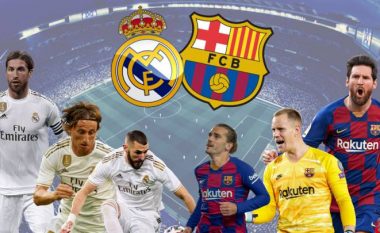El Clasico i 180-të: Real Madridi dhe Barcelona me disa mungesa në formacionet zyrtare